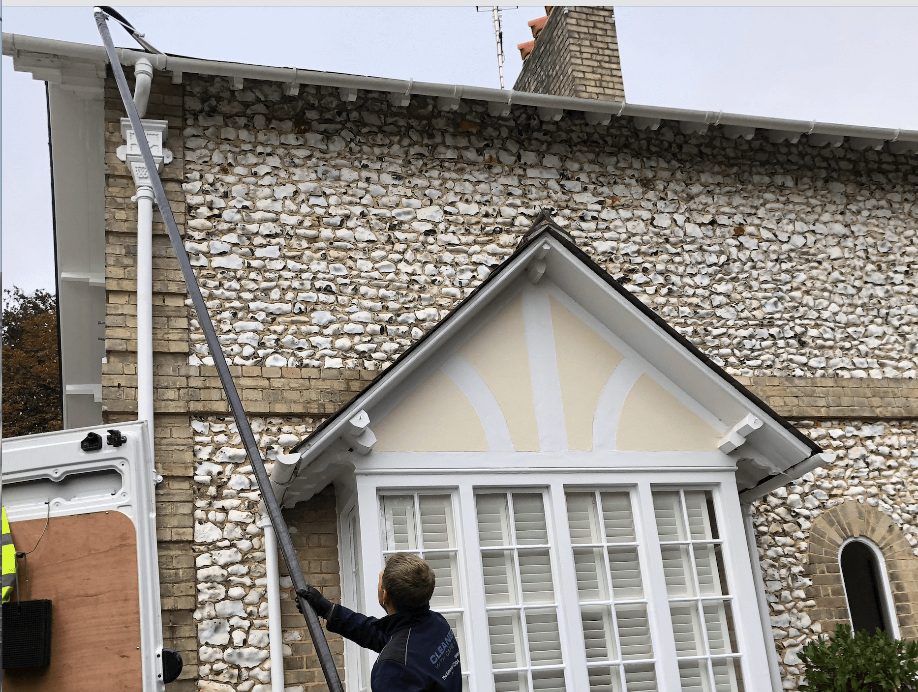 Professional gutter cleaning tools and equipment used by The Roof Moss Cleaners in Flitwick